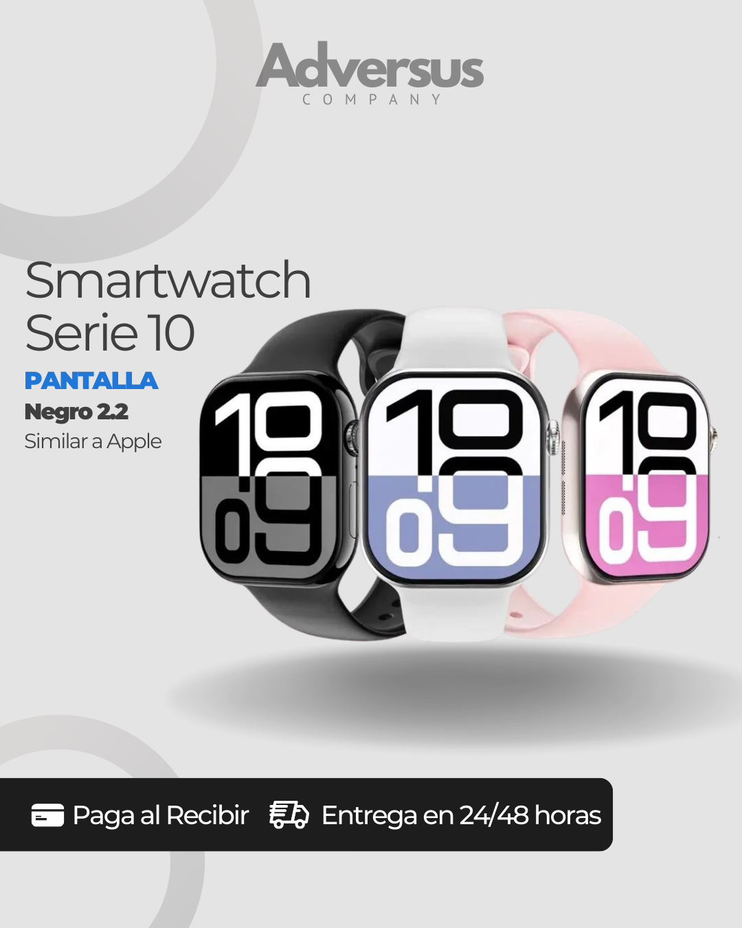 Smartwatch S10 | Negro