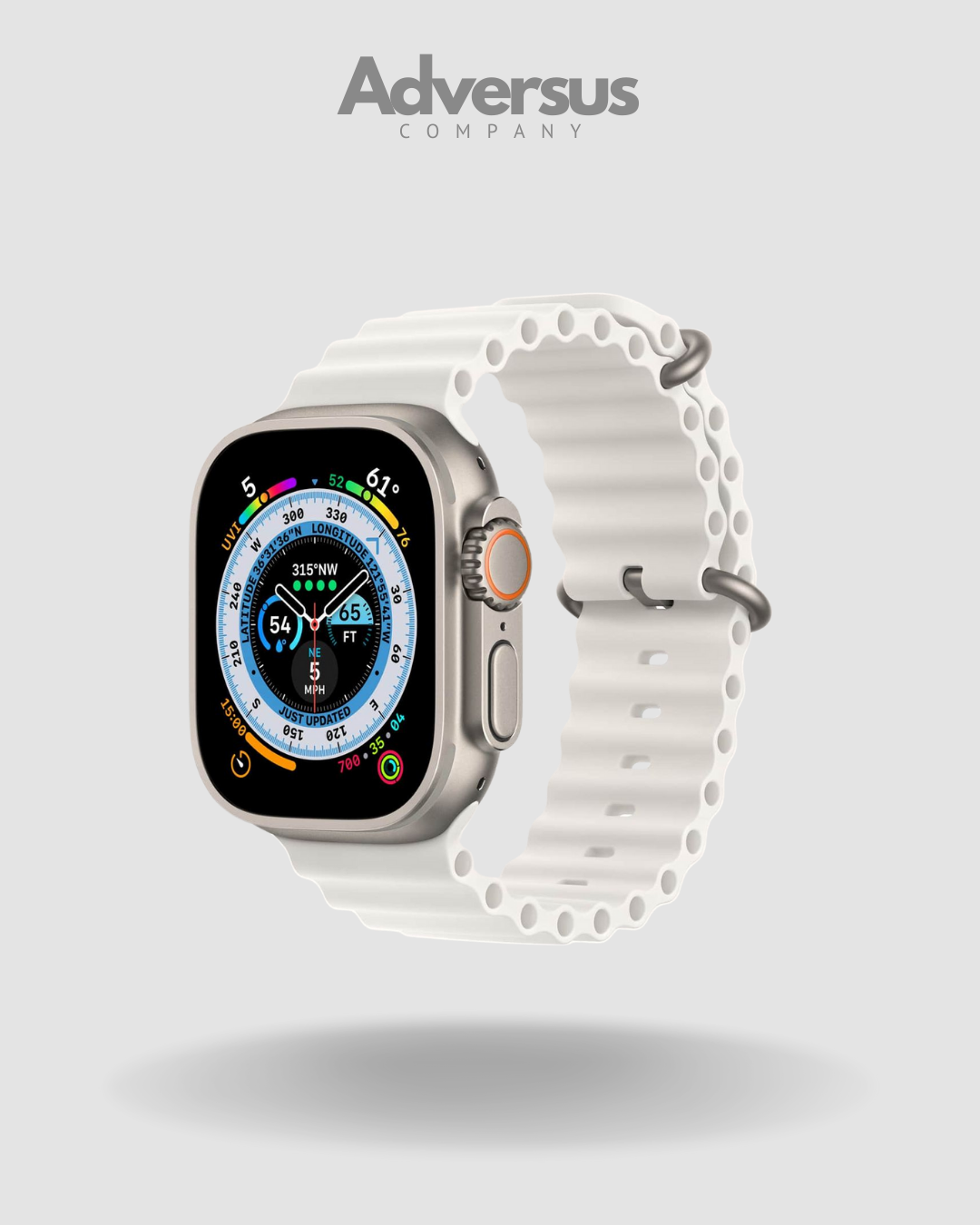 Smartwatch Ultra Pro con 2 correas | negro + blanco