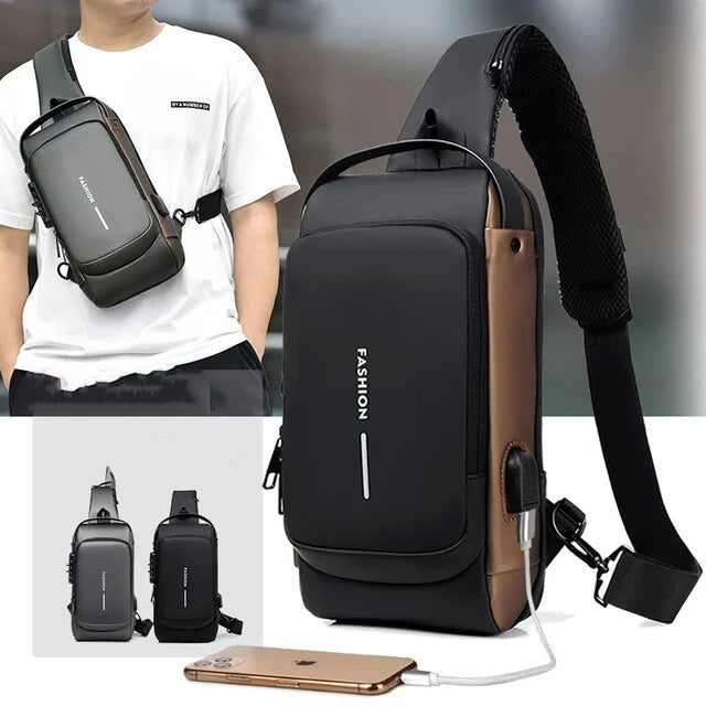 Mochila Cruzada Antirrobo