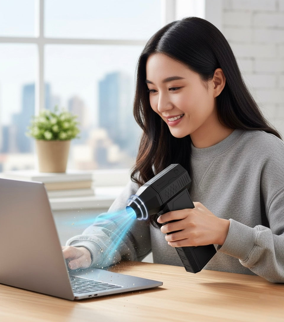 Soplador de Aire Potente GekoGear Electric Air Duster – Potencia y limpieza ultrarrápida