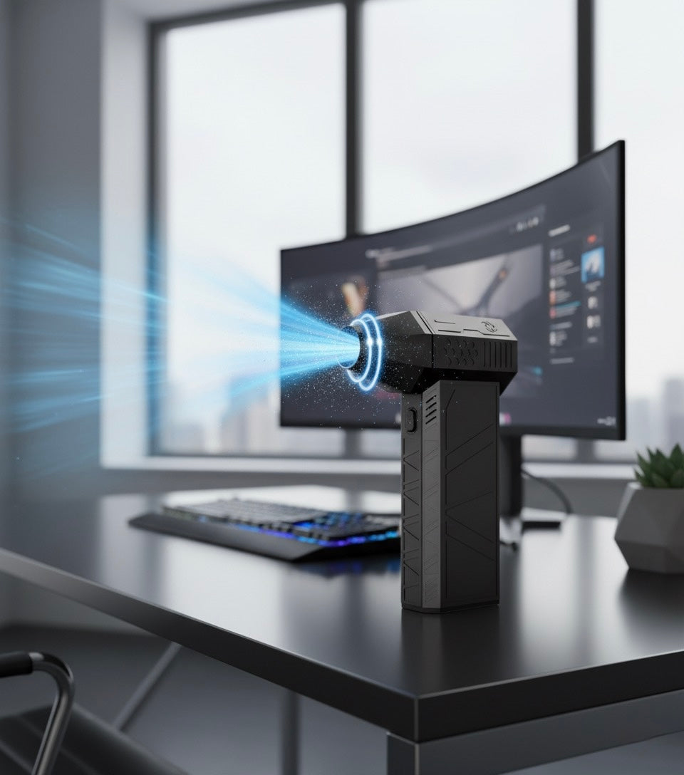 Soplador de Aire Potente GekoGear Electric Air Duster – Potencia y limpieza ultrarrápida