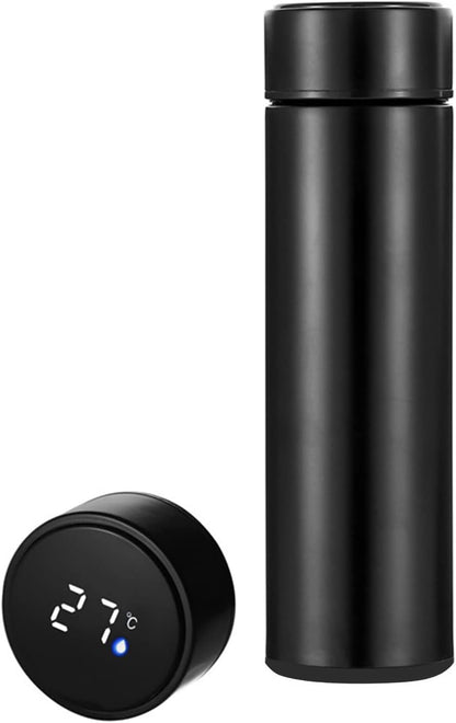 Termo frio y calor con pantalla negro