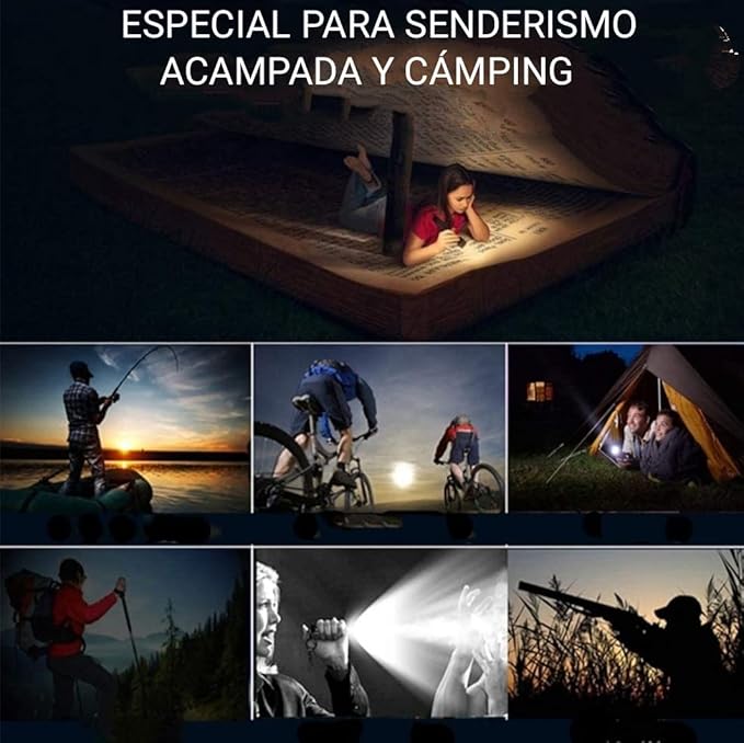 Mini linterna recargable zoom