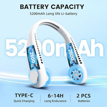 Ventilador de cuello portátil