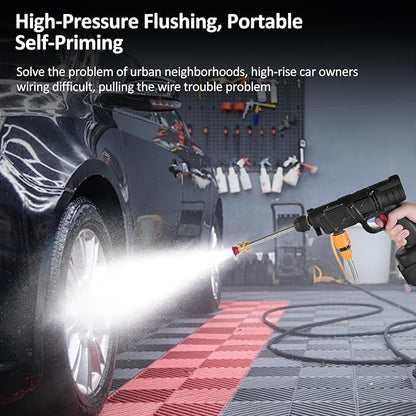 Pistola  alta presión profesional portátil doble bateria