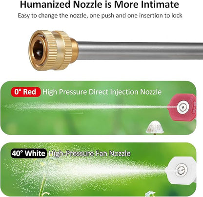 Pistola  alta presión profesional portátil doble bateria