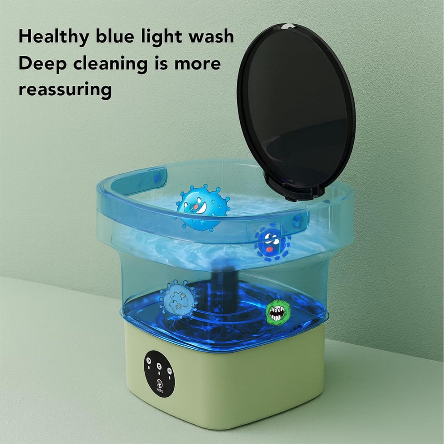 Lavadora portatil plegable 8L