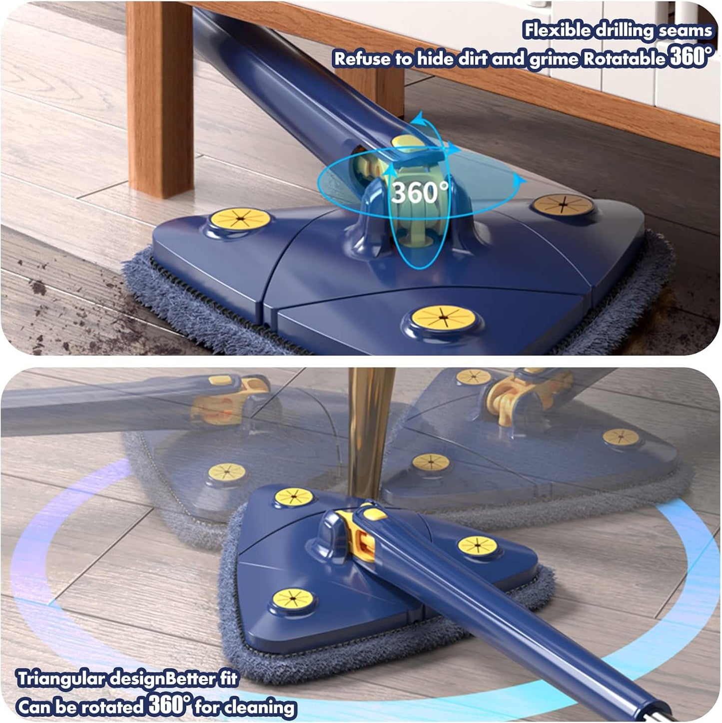 Fregona de Limpieza telescópica 360* autoescurrible