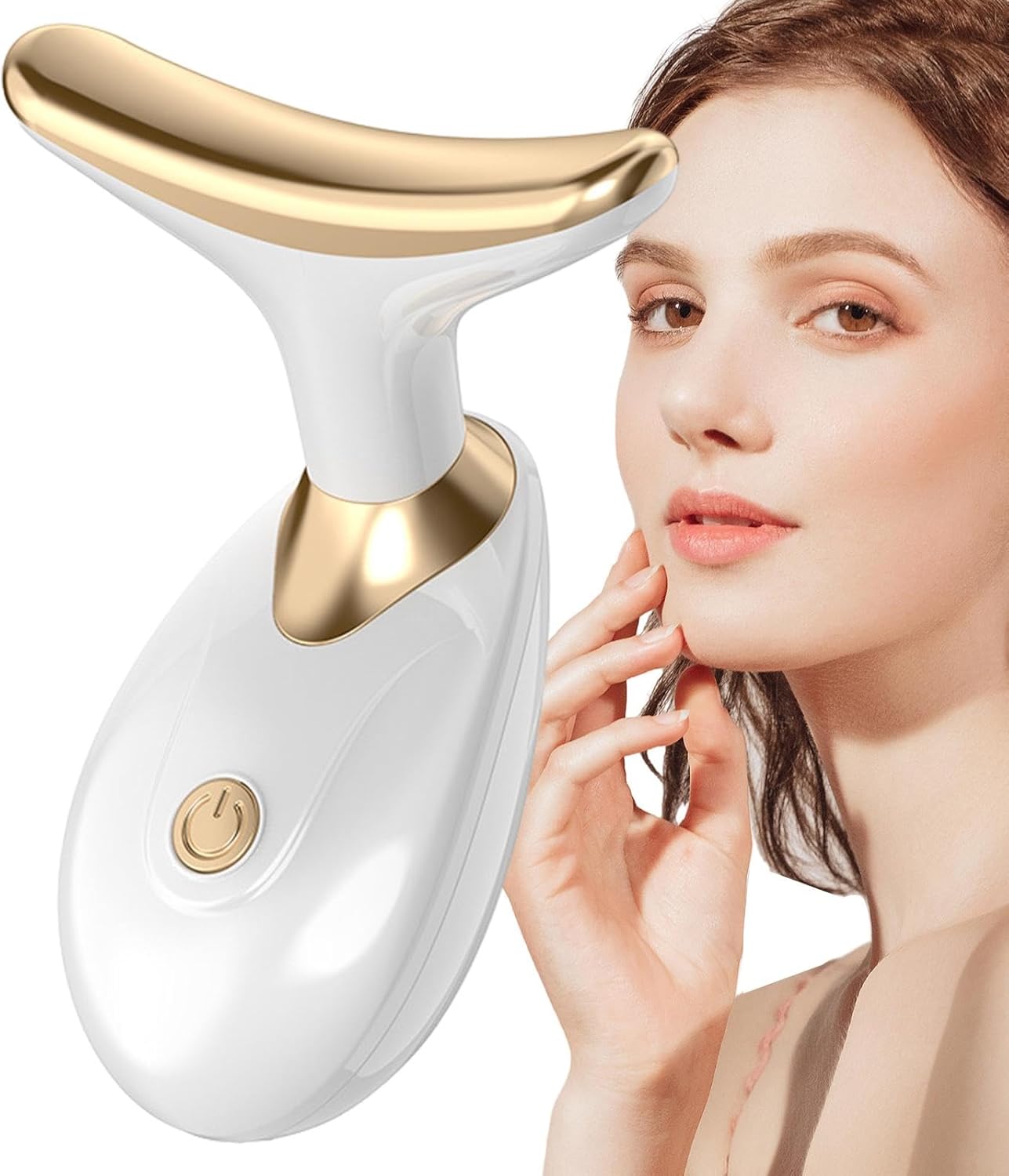 Masajeador Facial para el Cuello Blanco