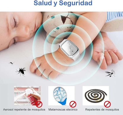 Pulsera Electrónica Ultrasónica Repelente de Mosquitos