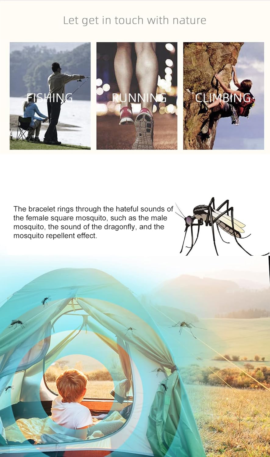 Pulsera Electrónica Ultrasónica Repelente de Mosquitos