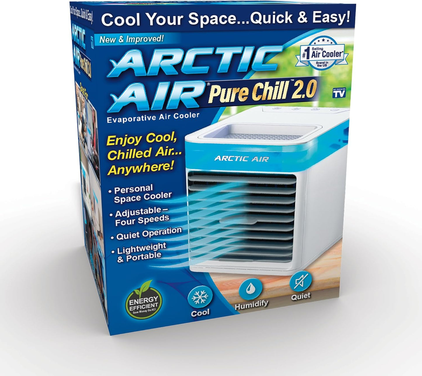 Aire Acondicionado Arctic Air Ventilador Ultra Enfriador Portátil