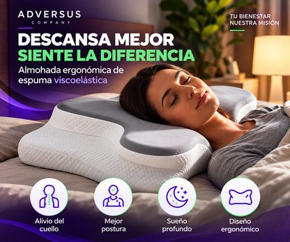 Almohada Cervical Ergonómica Memory Foam | Adversus Comfort